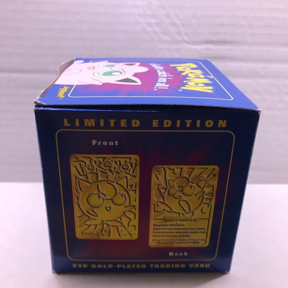 Limited Edition Jigglypuff Gold Played Card - Picture 7 of 8